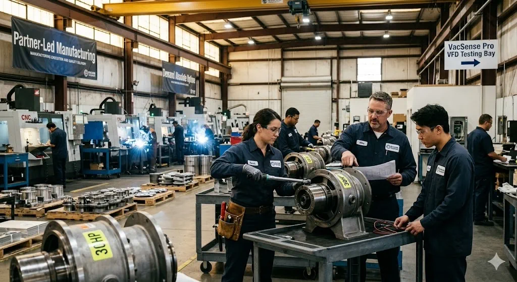 Encore Manufacturing Process - Turbine Assembly